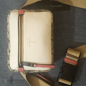 TAHARI KRYSTAL PEARL/ SNAKE Women's Belt Bag